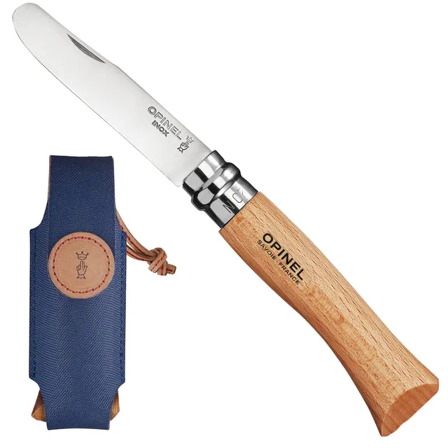 opinel-no-07-my-first-opinel-kids-pocket-knife-with-sheath image 1
