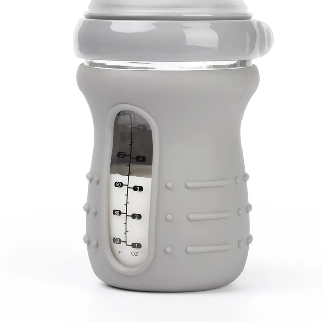 haakaa-glass-baby-bottle-sleeve-non-slip-silicone-cover-for-wide-neck-glass-bott image 1