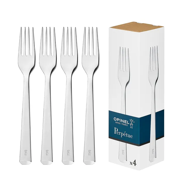 opinel-perp-tue-flatware-collection-4-piece-fork-set-stainless-steel-dishwasher- image 1