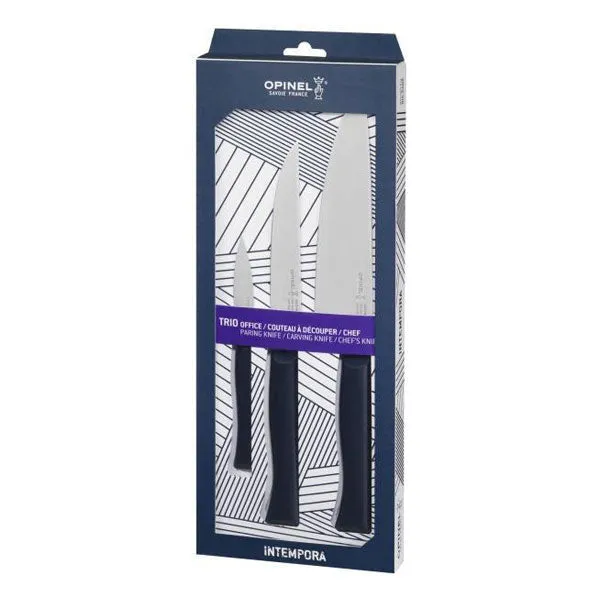 opinel-intempora-trio-knife-set-8-chef-6-carving-3-paring-knives-with-dishwasher image 1