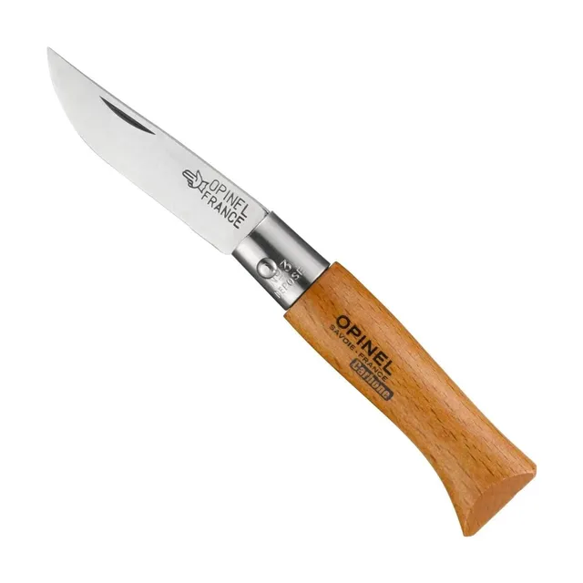 opinel-no-03-carbone-carbon-steel-folding-pocket-knife-with-beechwood-handle-key image 1