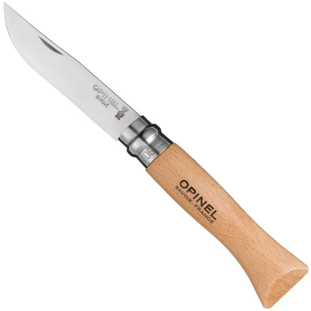 opinel-no-06-stainless-steel-folding-knife-second-chance image 1