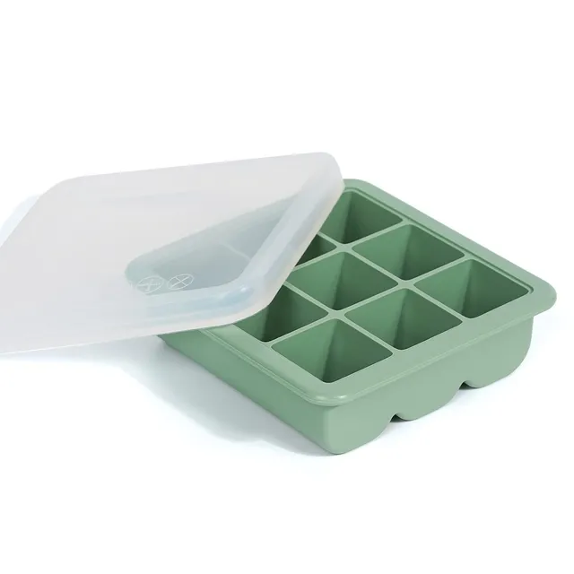 haakaa-silicone-freezer-tray-with-lid-for-baby-food-breast-milk-storage-9-x-1-2- image 1