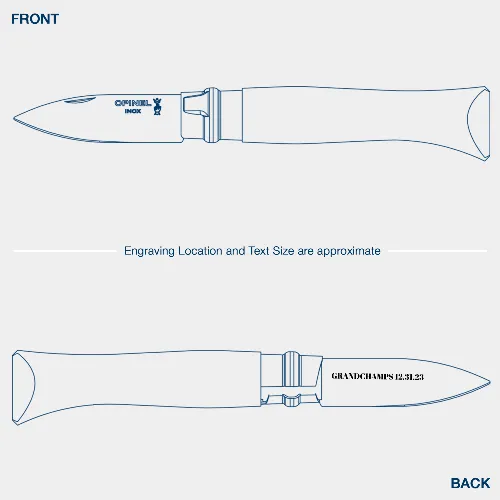 opinel-no-09-folding-oyster-knife-with-bubinga-handle image 1