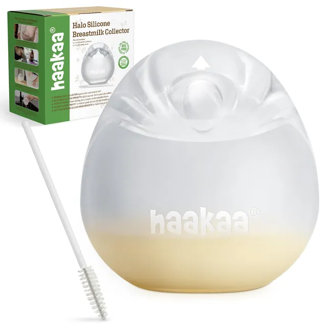 haakaa-halo-silicone-wearable-breast-pump-milk-collector-3oz-90ml-hands-free-1-c image 1