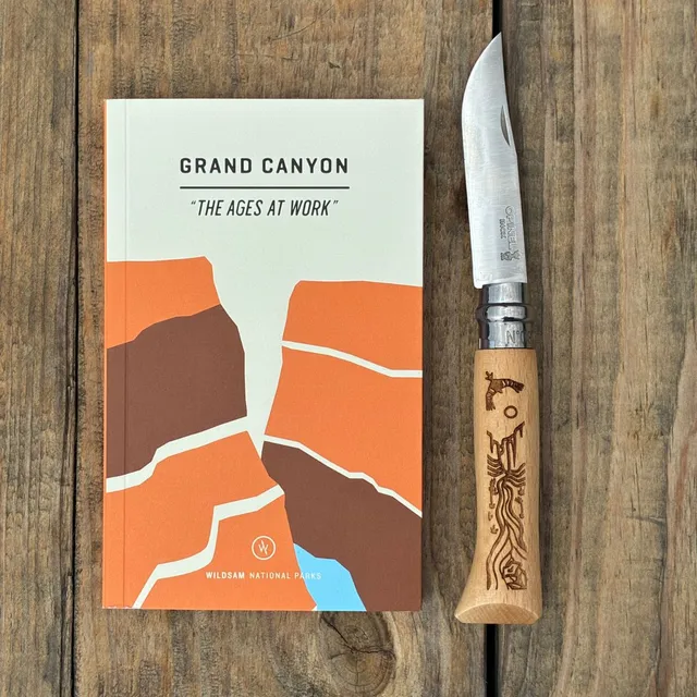 opinel-national-parks-guide-series-no-08-knife-with-wildsam-field-guide-bundle image 1