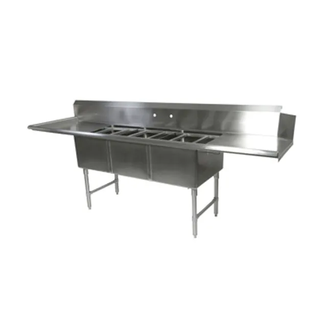 john-boos-dt3b244-2d24l-clean-dishtable-with-potsinks-right-and-left-drainboards image 1