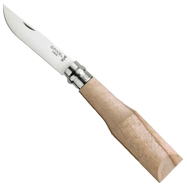opinel-no-08-raw-ebauche-walnut-handle-knife-blank-for-carving image 1