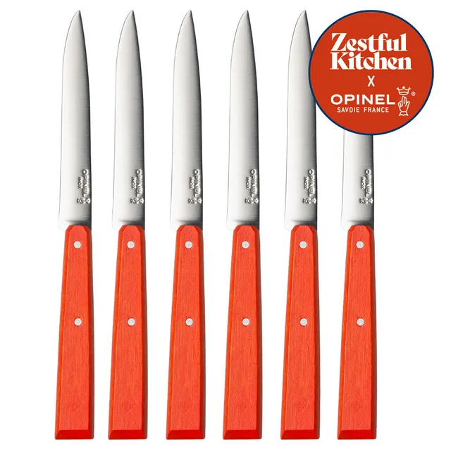 opinel-zestful-kitchen-steak-knife-bundle image 1