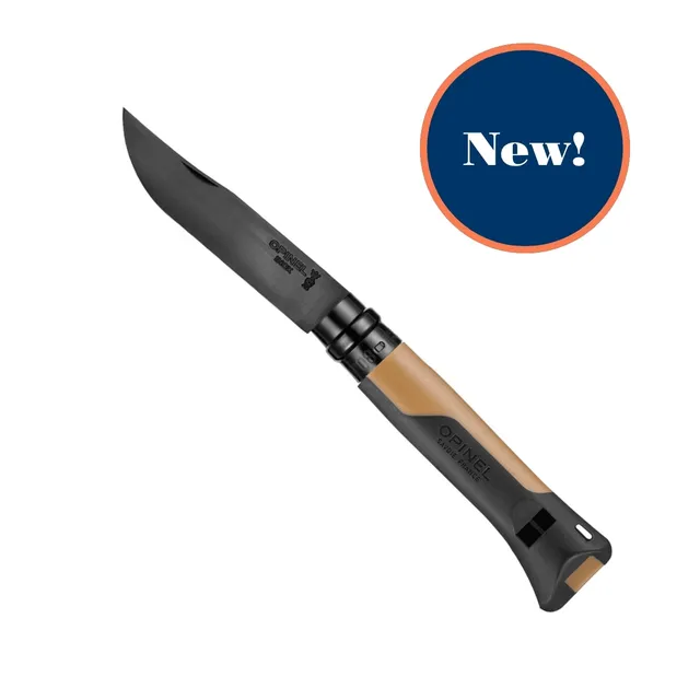 opinel-no-08-horizon-folding-knife-with-rescue-whistle-and-lanyard image 1
