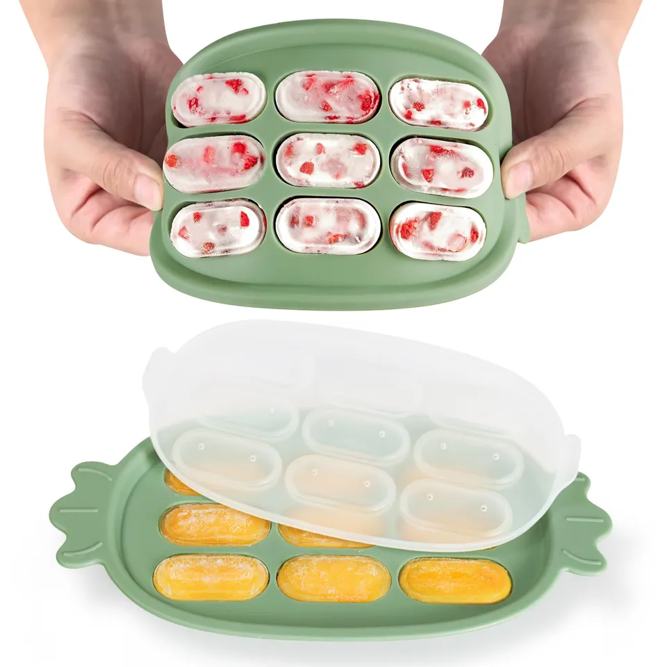 haakaa-baby-popsicle-mold-silicone-freezer-tray-for-breastmilk-and-purees image 1