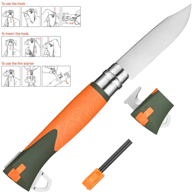 opinel-no-12-outdoor-explore-folding-knife-with-fire-starter-orange-warehouse-fi image 1