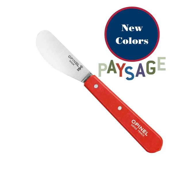 opinel-spreading-knife-essential-paysage-color-set-half-tang-beech-handle image 1