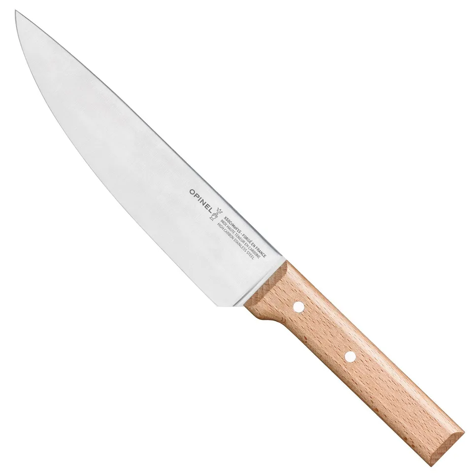 opinel-parall-le-8-chef-knife-with-beechwood-handle image 1