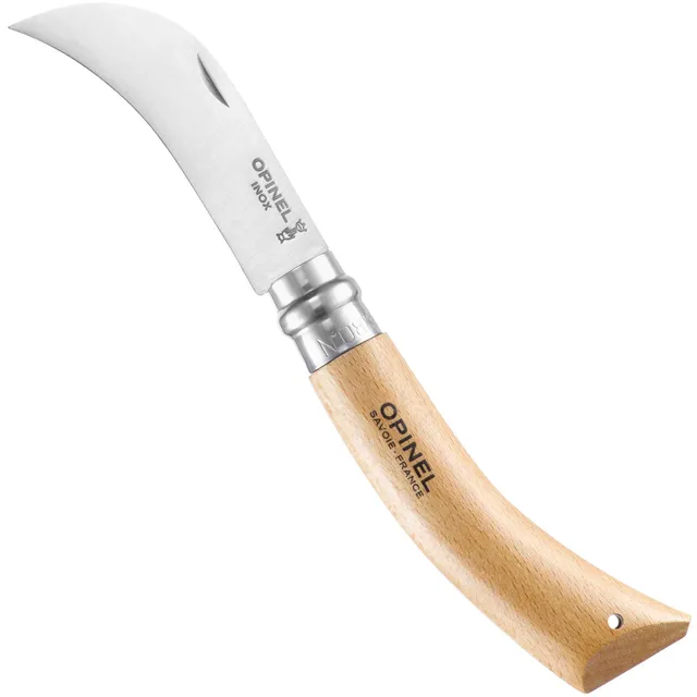 opinel-pruning-folding-knife-no-8-with-yatagan-curved-blade-and-virobloc-safety- image 1