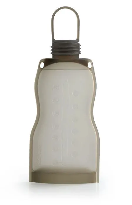 haakaa-silicone-milk-storage-bags-9oz-260ml-pack-of-6-reusable-freezer-safe image 1