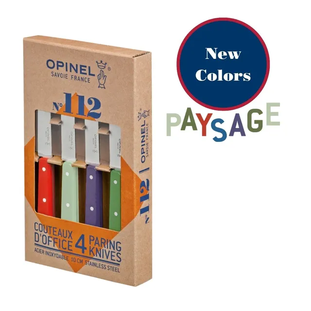 opinel-no-112-stainless-steel-paring-knives-set-3-75-inch-colorful-handles image 1