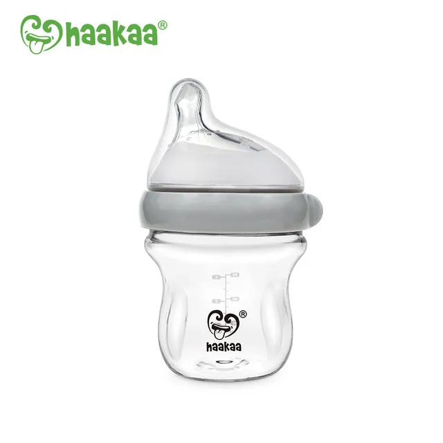 haakaa-generation-3-glass-baby-bottle-3-oz-90-ml-1-pk-pack-of-2 image 1