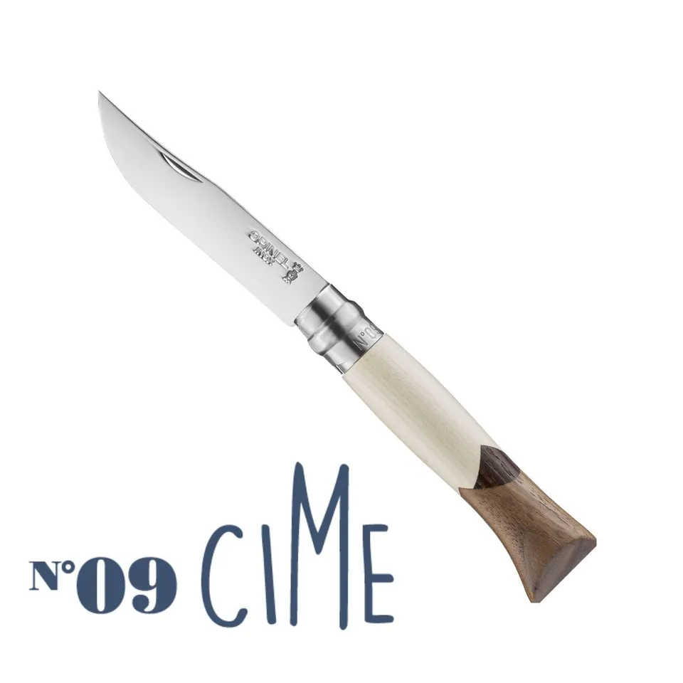 opinel-no-09-cime-stainless-steel-folding-knife image 1