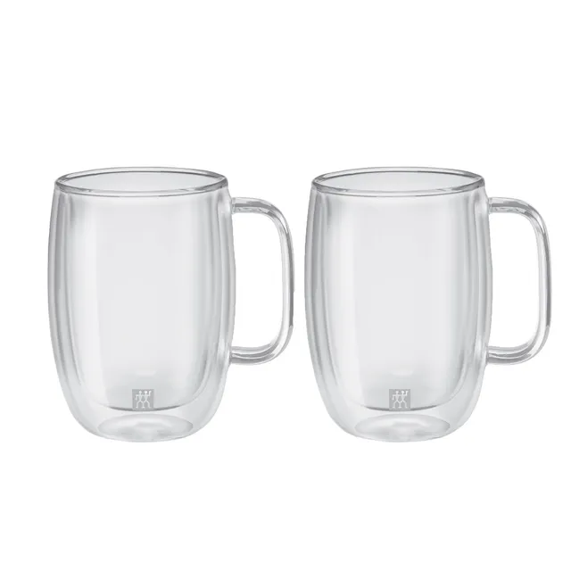 zwilling-sorrento-plus-2-piece-double-wall-glass-latte-mug-set-15-oz-450ml image 1