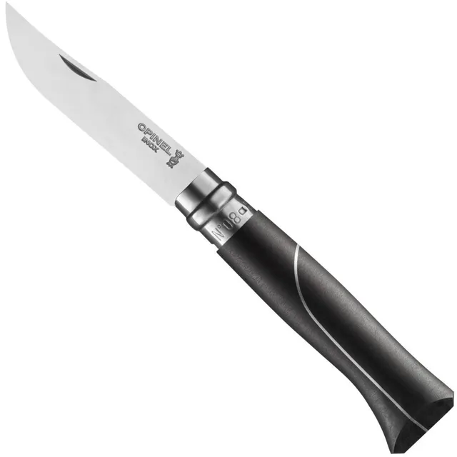 opinel-no-08-ellipse-polished-stainless-steel-folding-knife image 1