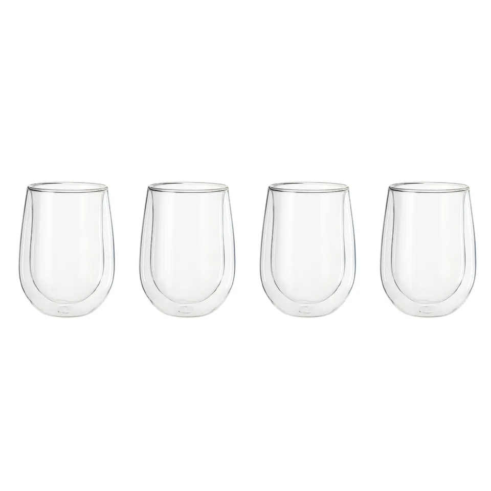 miyabi-henckels-cafe-roma-4-piece-double-wall-glass-stemless-white-wine-glass-se image 1