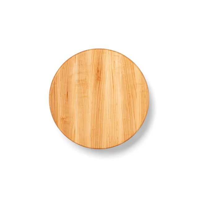 john-boos-b-series-round-wooden-maple-cutting-board-12-x12-1-5-thick-edge-grain- image 1