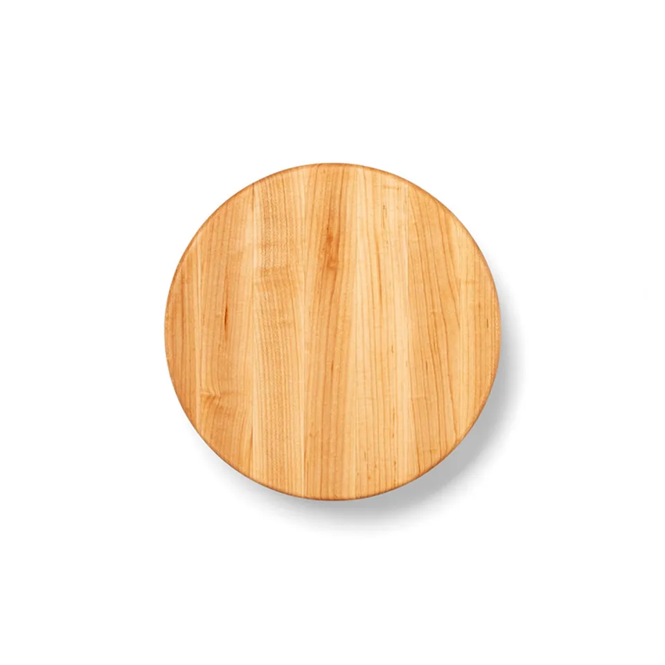 john-boos-b-series-round-wooden-maple-cutting-board-12-x12-1-5-thick-edge-grain- image 1