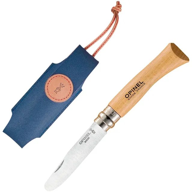 opinel-my-first-no-7-box-set-with-sheath-stainless-steel-children-s-folding-pock image 1