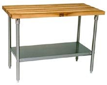 john-boos-hns01-maple-top-work-table-with-galvanized-base-36-x-24 image 3