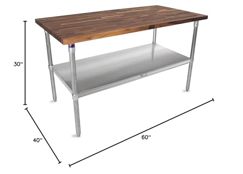 john-boos-wal-sns-walnut-top-worktable-with-stainless-base-shelf-60-x-30-x-40 image 4