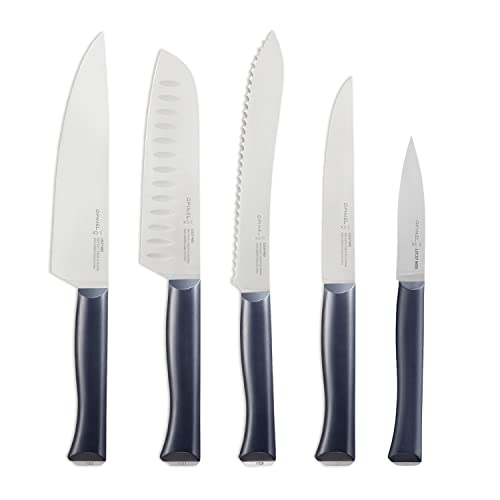 opinel-intempora-5-piece-knife-block-set-beech-wood-block-12c27-swedish-stainles image 8