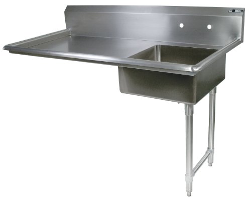 john-boos-e-series-stainless-steel-undercounter-dishtable-8-deep-sink-bowl-60-le image 2
