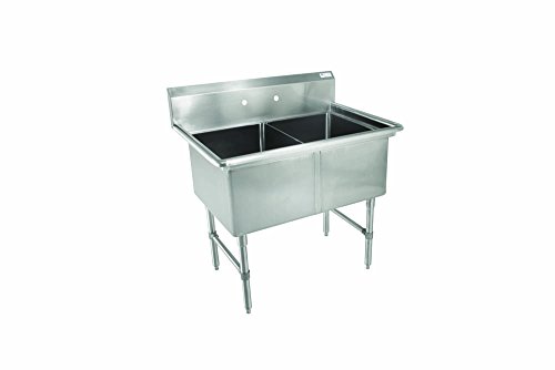 john-boos-2b244-b-series-2-compartment-stainless-steel-sink-24-x-24-x-14-bowls-n image 2