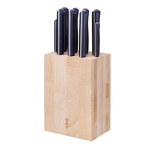 opinel-beech-wood-knife-storage-block-holds-9-knives-elegant-design-safe-storage image 7