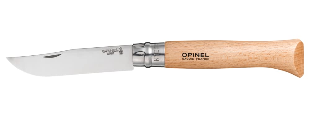 opinel-no-12-inox-stainless-steel-folding-pocket-knife-with-beechwood-handle image 3