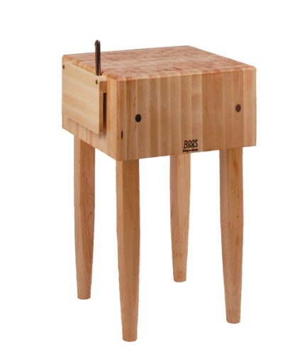 john-boos-pca1-18x18x10-maple-butcher-block-with-knife-holder-barn-red-legs image 3