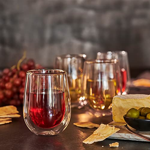 miyabi-henckels-cafe-roma-4-piece-double-wall-glass-stemless-white-wine-glass-se image 6