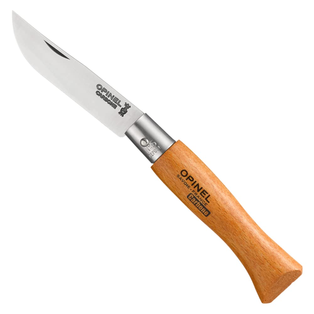 opinel-no-03-carbone-carbon-steel-folding-pocket-knife-with-beechwood-handle-key image 4