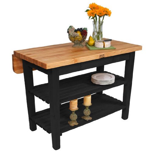 john-boos-kitchen-island-bar-work-table-60in-x-32in-black-base image 1