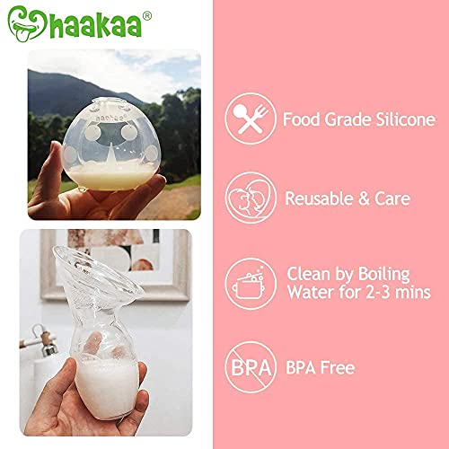 haakaa-ladybug-silicone-breast-milk-collector-manual-pump-combo-reusable-shells- image 8