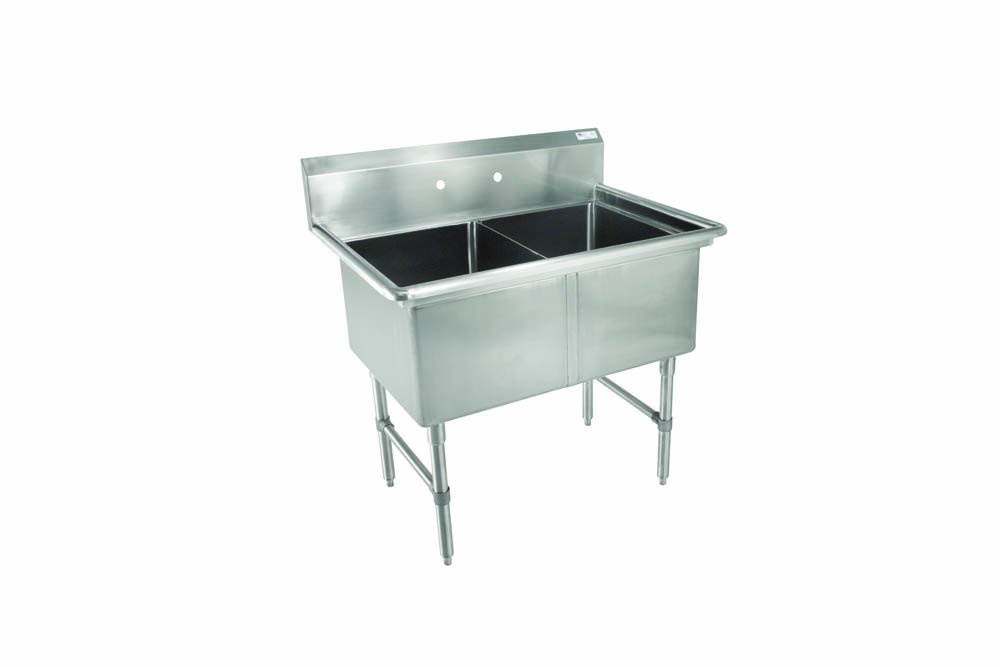 john-boos-2b244-b-series-2-compartment-stainless-steel-sink-24-x-24-x-14-bowls-n image 1
