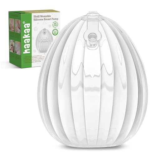 haakaa-shell-wearable-silicone-breast-pump-hands-free-passive-breast-milk-collec image 8
