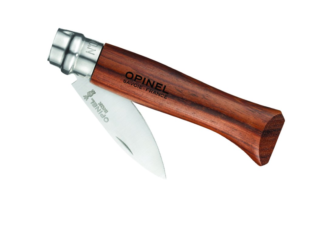 opinel-no-09-stainless-steel-folding-oyster-shellfish-knife-with-padouk-handle image 5