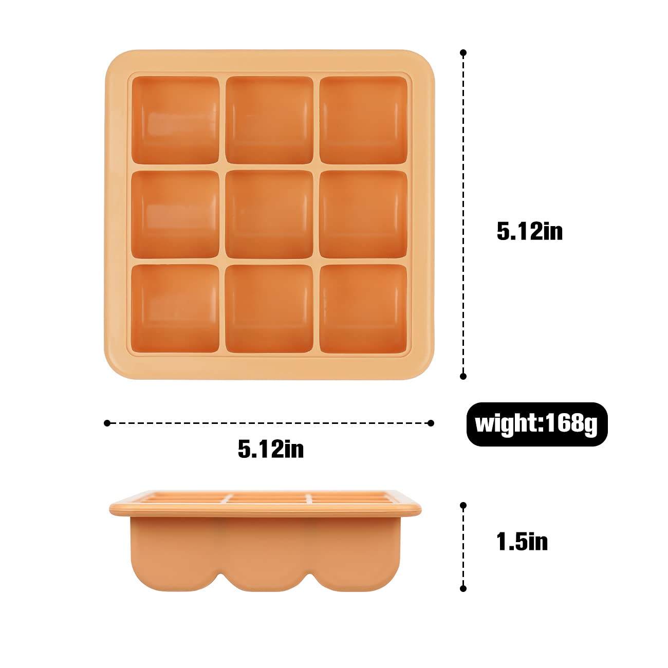 haakaa-baby-food-breast-milk-freezer-tray-with-lid-100-food-grade-silicone-9-x-1 image 5