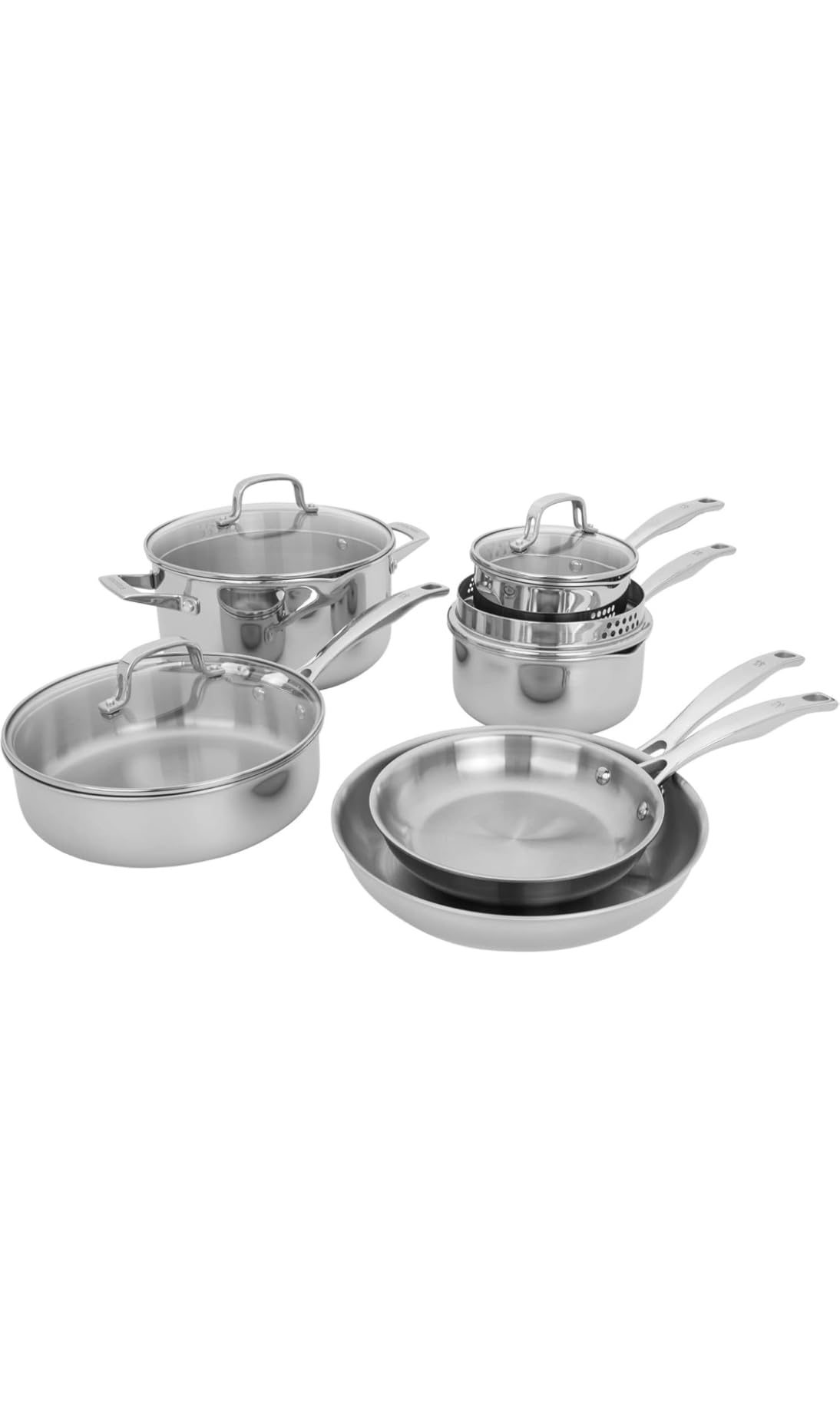 Nice set, but the small pan is a bit small