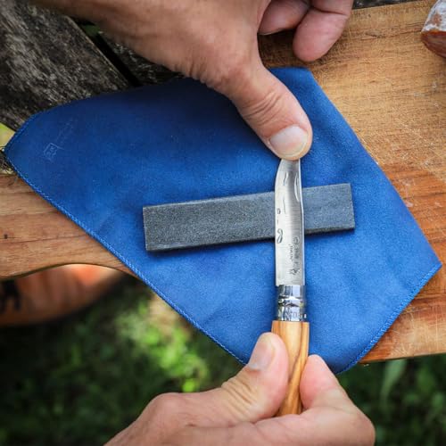 opinel-natural-sharpening-whetstone-800-1000-grit-knife-sharpener-10-cm-from-lom image 8