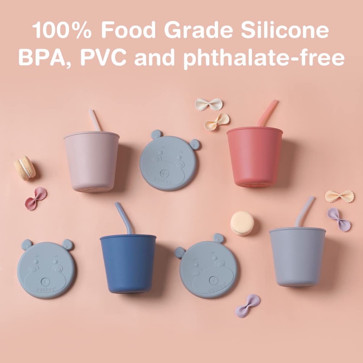 haakaa-jolly-hippo-baby-straw-cup-5oz-silicone-training-sippy-cup-snack-containe image 7