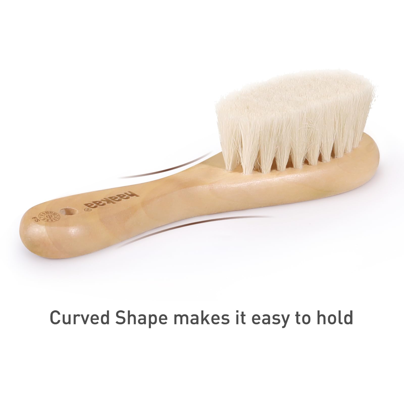 haakaa-natural-wool-baby-hair-brush-and-comb-set-for-newborns-toddlers-2-pack image 4