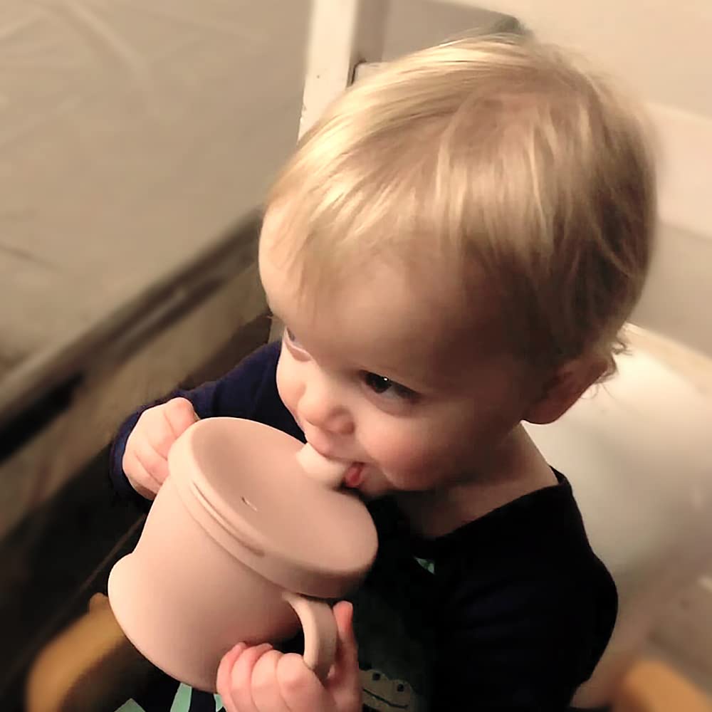 haakaa-sip-n-snack-cup-2-in-1-sippy-cup-snack-container-drop-proof-9-oz-grey image 6